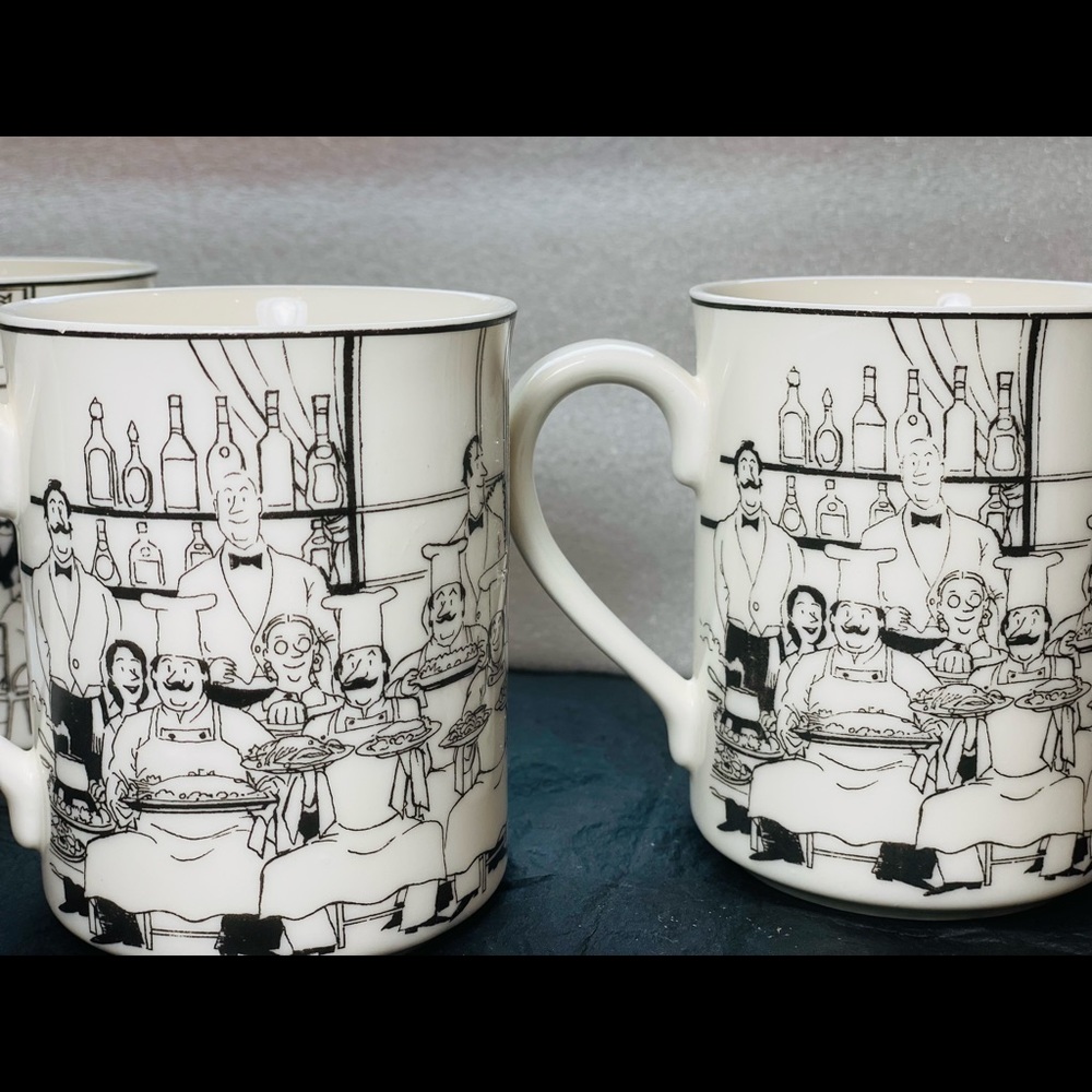 Epoch Collection Le Restaurant Bistro Waiters Chefs Sommelier - Picture 10 of 15